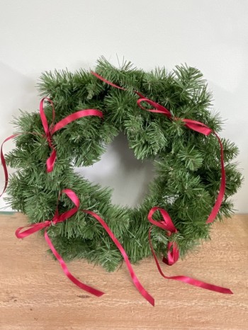Silk Christmas Wreath 