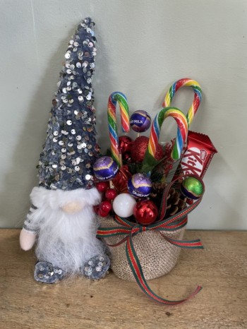 Christmas Gonk with goodies